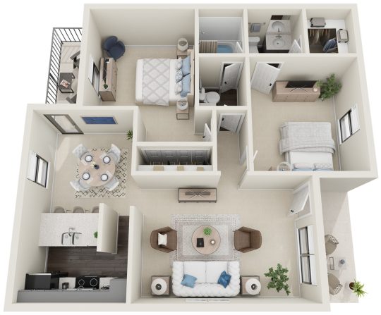 2 Bedroom